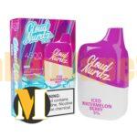 پاد یکبار مصرف هندوانه تمشک یخ کلود نوردز <br><span>Cloud Nurdz ICED Watermelon Berry 4500 Puff</span>